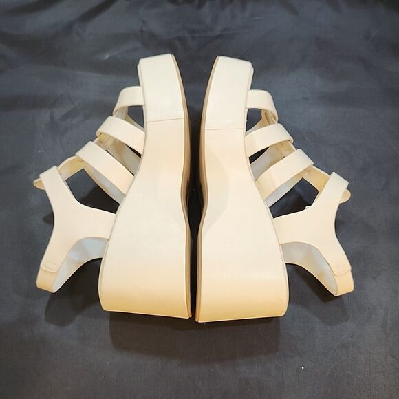 BRAND NEW SODA KARBIE-S WEDGE OPEN TOE MULTI-STRAP PLATFORM SANDALS G1 - Picture 11 of 16